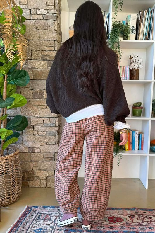 Big Softie Batwing Or Butterfly Knit Chocolate /17=